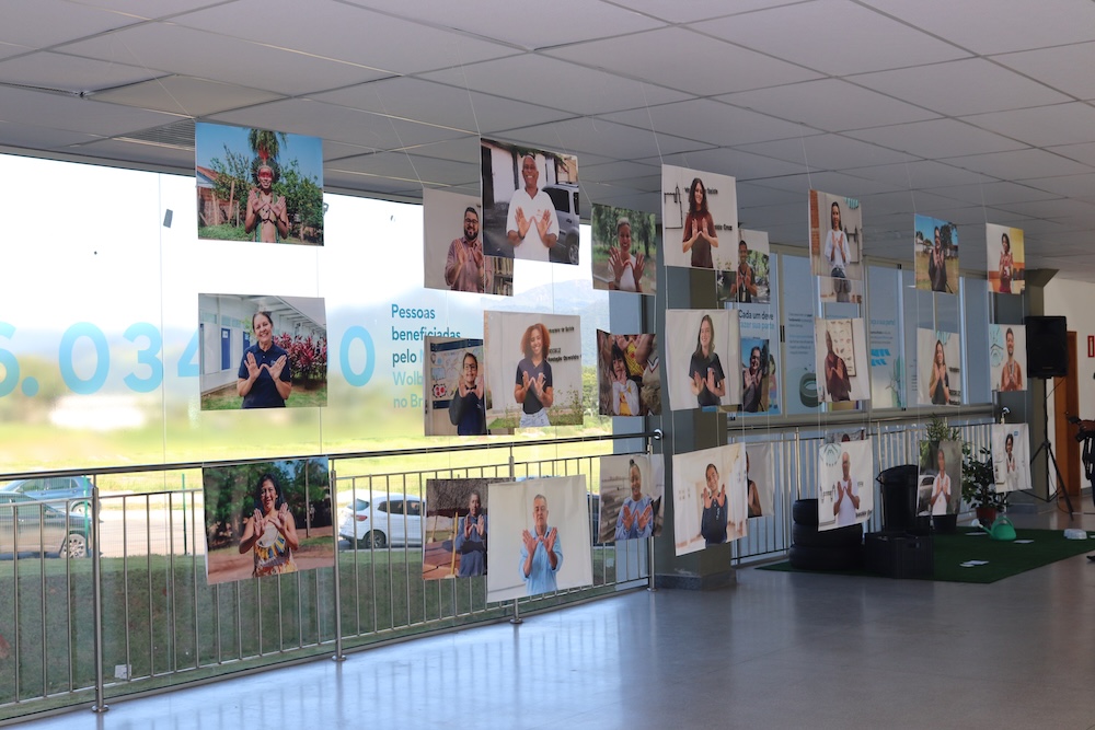 Picture of exhibition in Brumadinho with world mosquito program