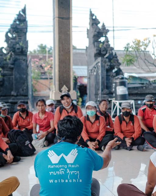 Community engagement in Bali.