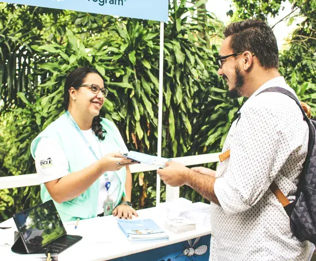 Brazil information stall