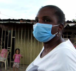 Delia Banguera, a community volunteer in Colombia